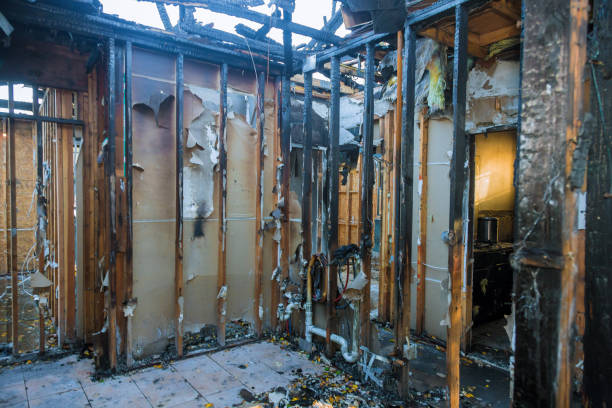 Professional Fire Damage Removal technician working in Rosedale, WA